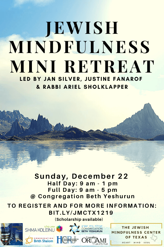 Jewish Mindfulness Retreat Justine Fanarof Ariel Sholklapper Houston Texas