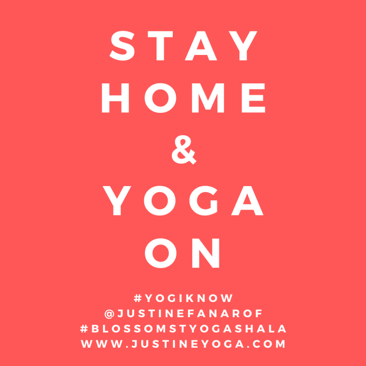 stay home and yoga on be calm texas corona virus patience dilligence care yoga meditation online houston